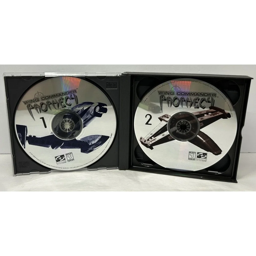 Wing Commander Prophecy PC Games 3 Disk‎ Good Condition No Manual Sci-Fi Combat